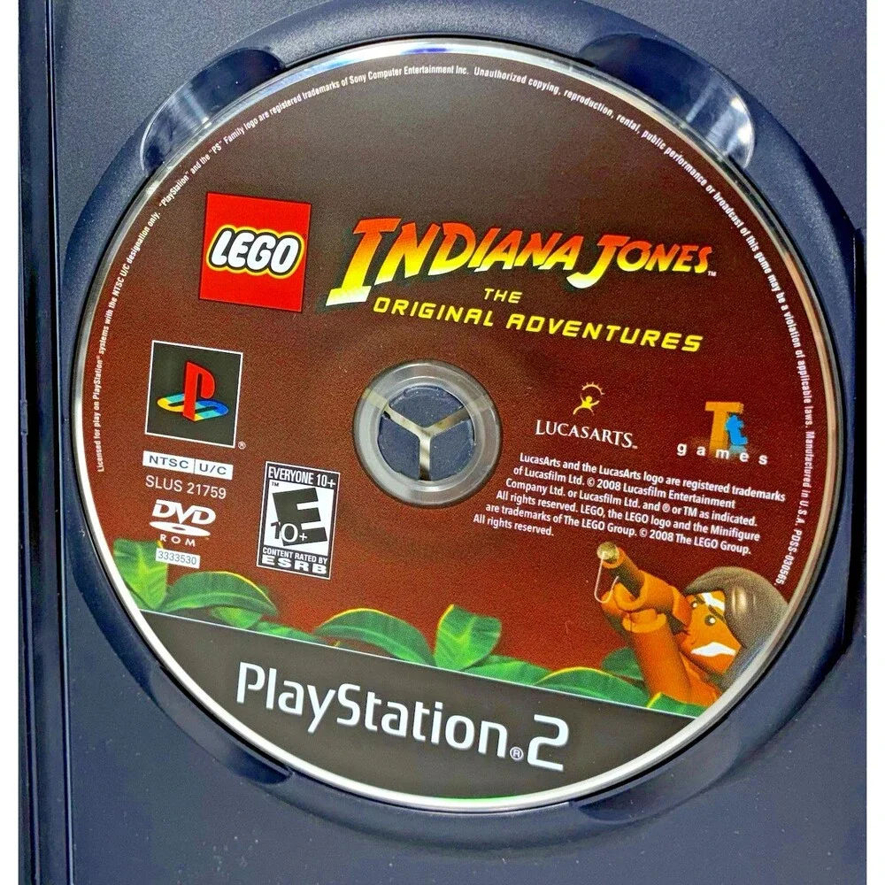 LEGO Indiana Jones The Original Adventures Sony Playstation 2 Complete Tested